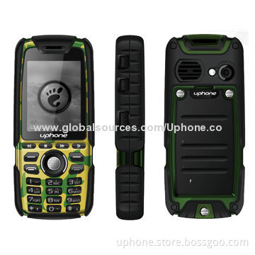 Outdoor Mobile Phones with Dust-proof, 1,500mAh Li-ion Battery